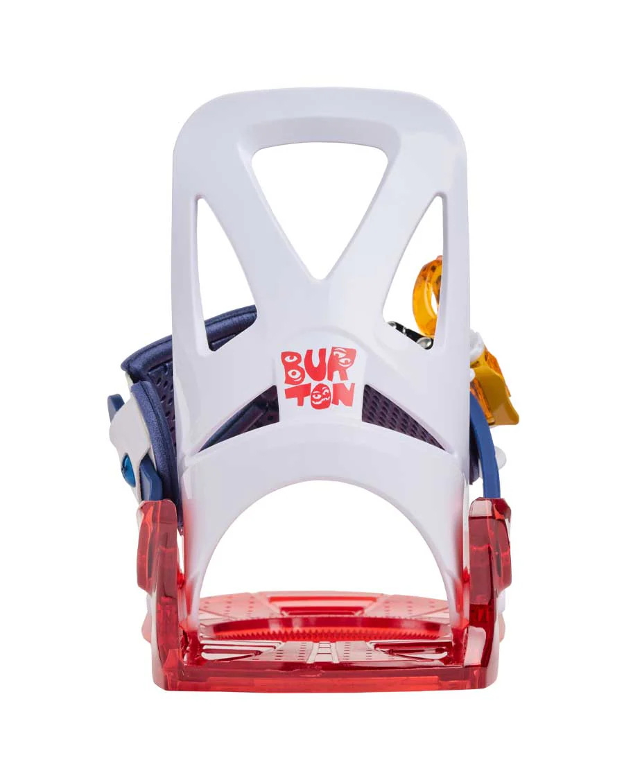 Burton Kids' Grom Binding Red/Multi 2027 - Image 3