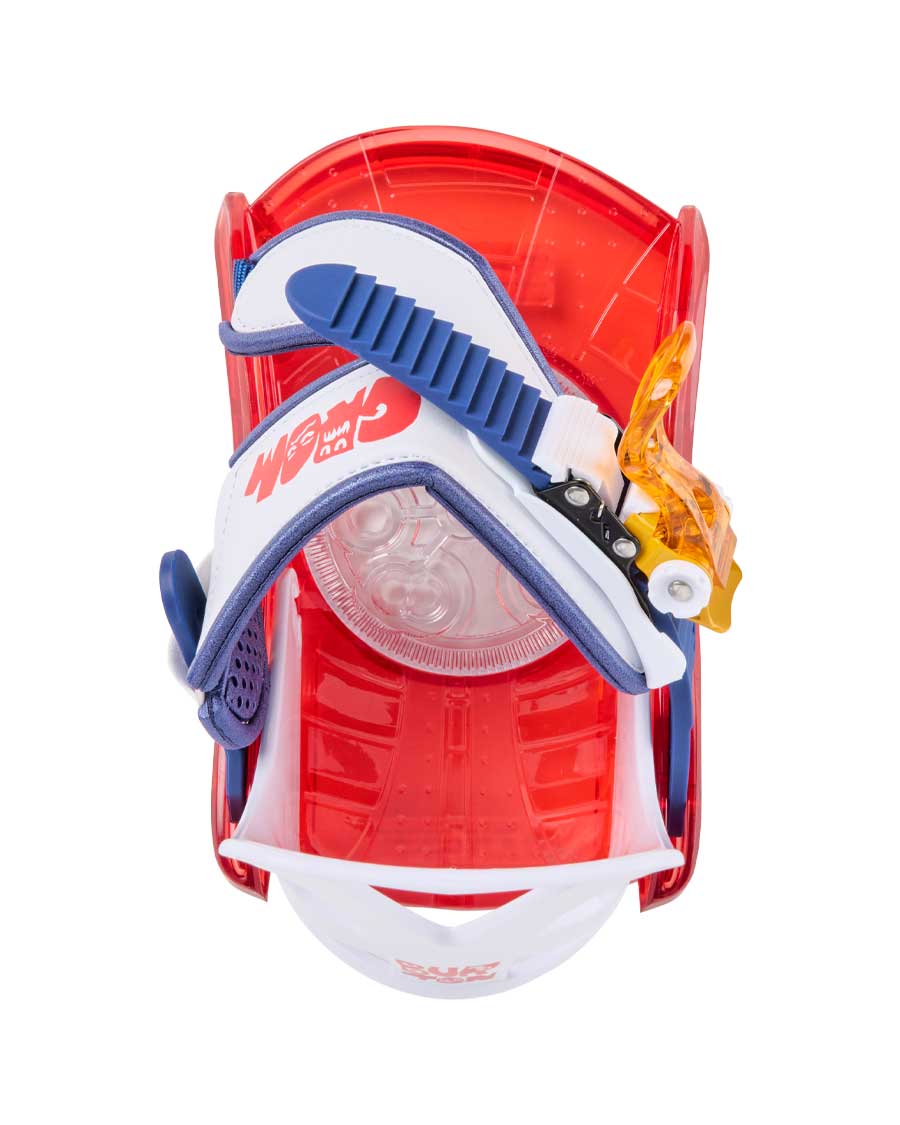 Burton Kids' Grom Binding Red/Multi 2027 - Image 4