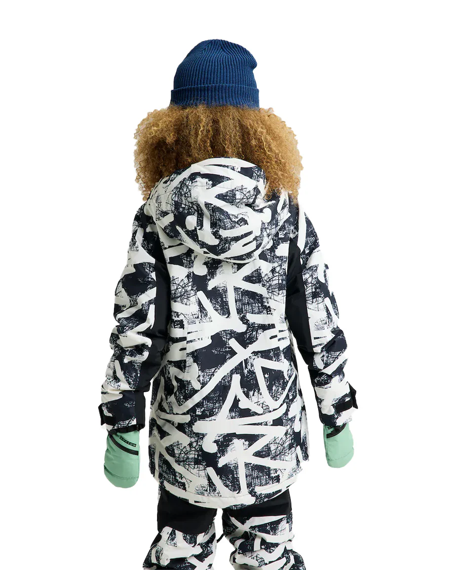 Burton Kids' Hillslope Jacket City Streets/True Black 2026 - Image 3