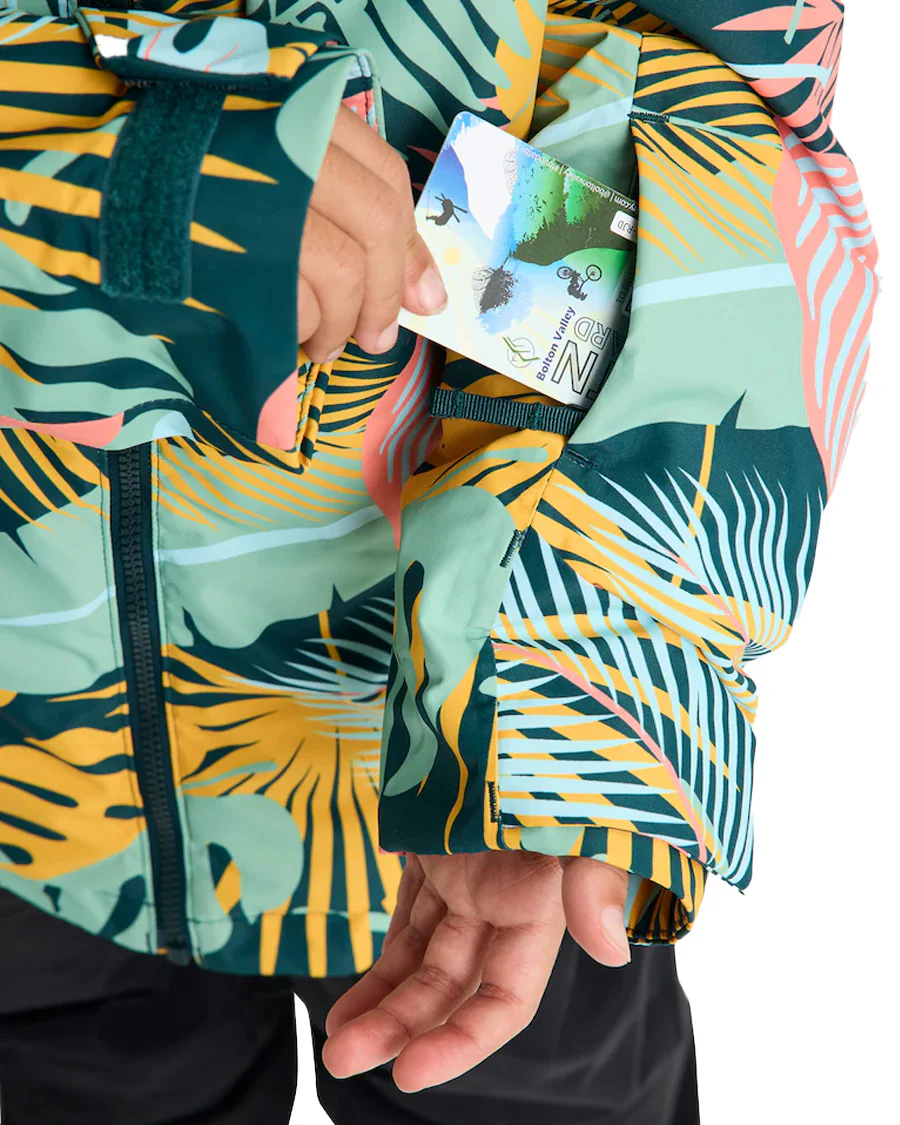 Burton Kids' Hillslope Jacket Oversized Tropical 2026 - Image 4