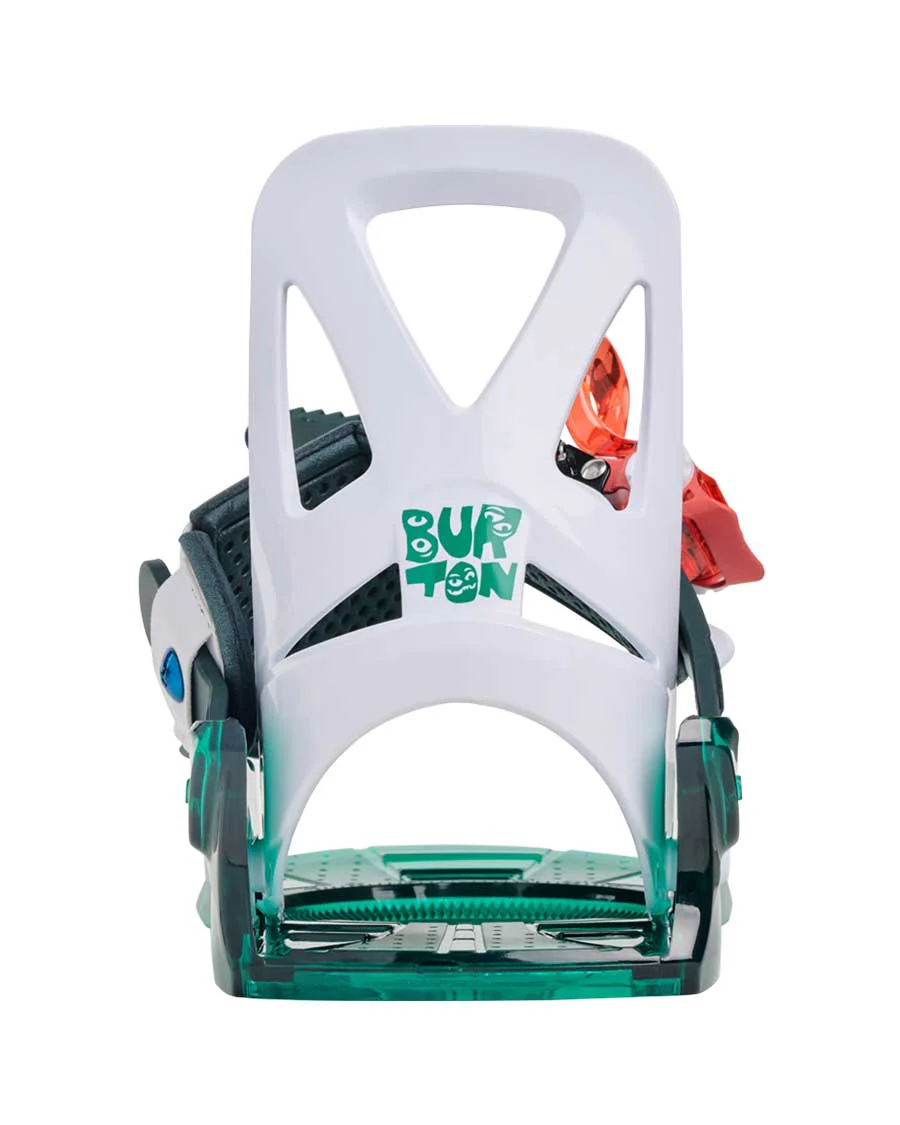 Burton Kids' Mini Grom Binding Green/Multi 2027 - Image 2