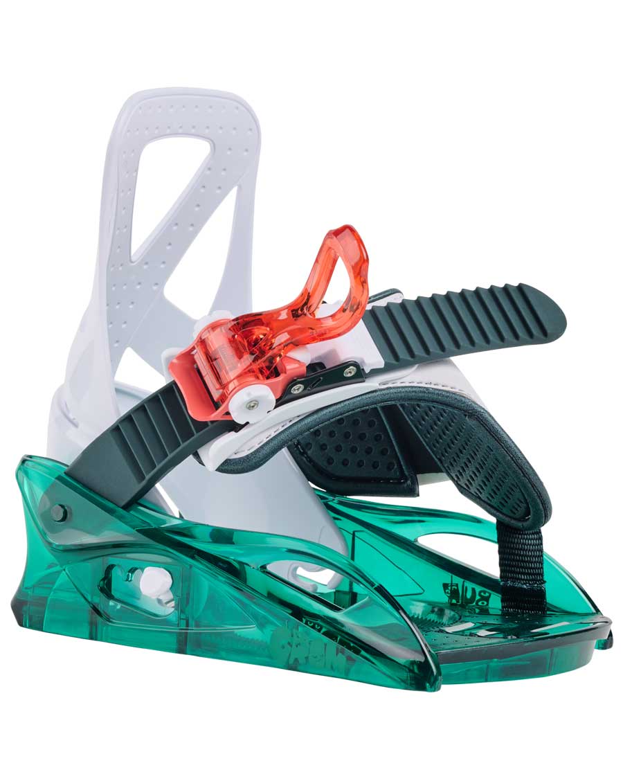Burton Kids' Mini Grom Binding Green/Multi 2027 - Image 3