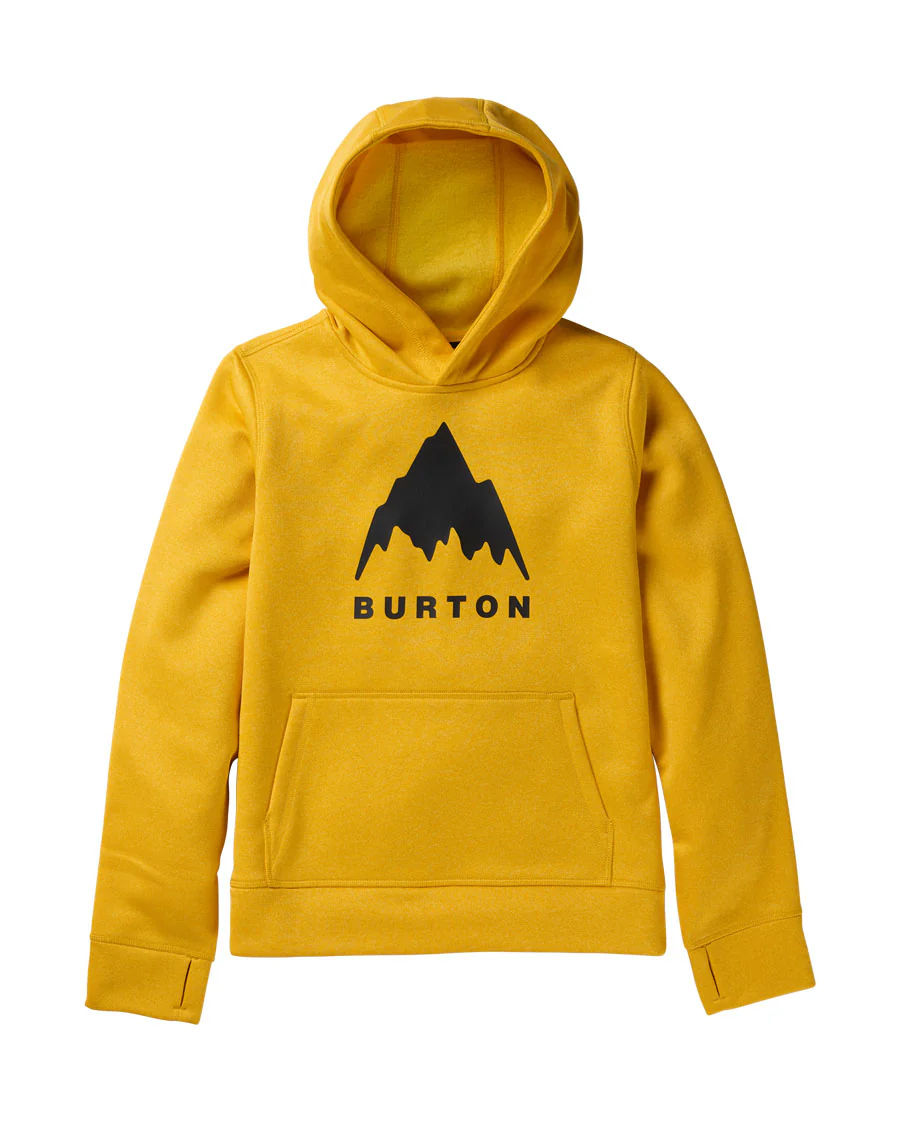 Burton Kids' Oak Pullover Goldenrod Heather 2026