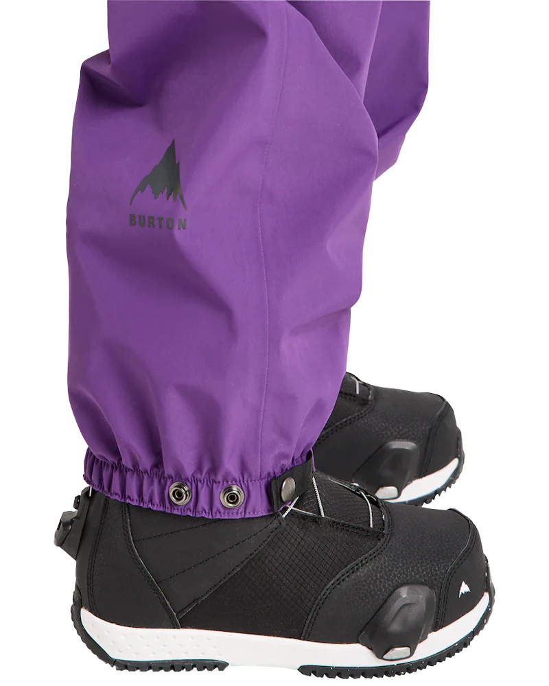 Burton Kids' Outbeam 3L Bib Pants Imperial Purple/True Black 2026 - Image 7