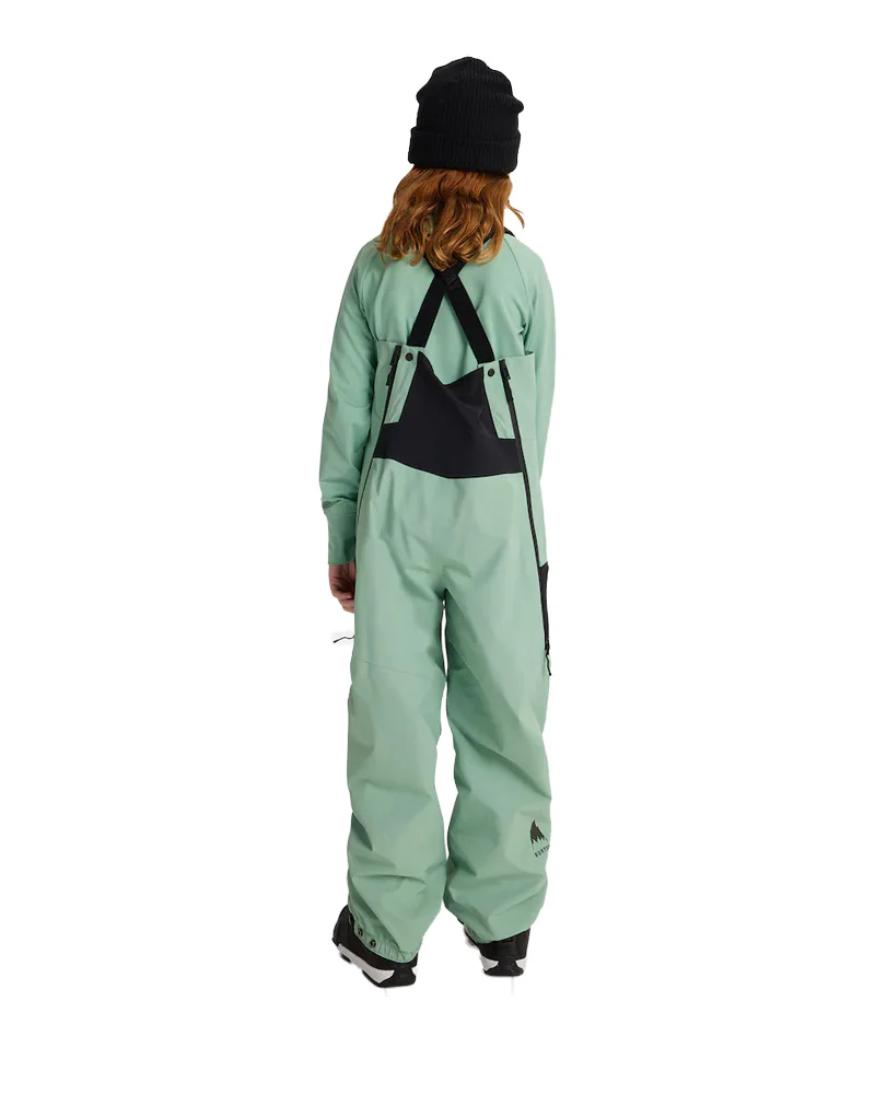Burton Kids' Outbeam 3L Bib Pants Soft Sage / True Black 2026 - Image 3