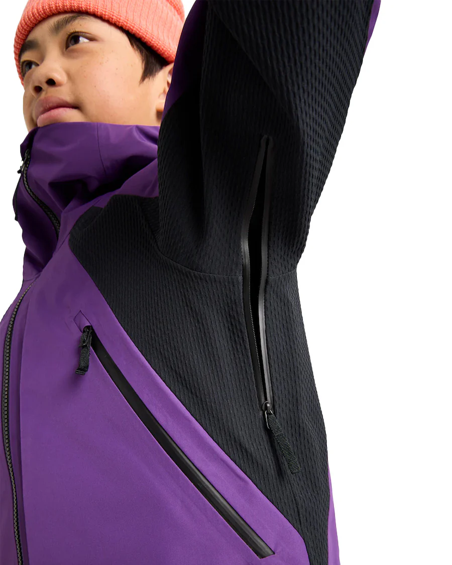 Burton Kids' Outbeam 3L Jacket System Imperial Purple/True Black 2026 - Image 4