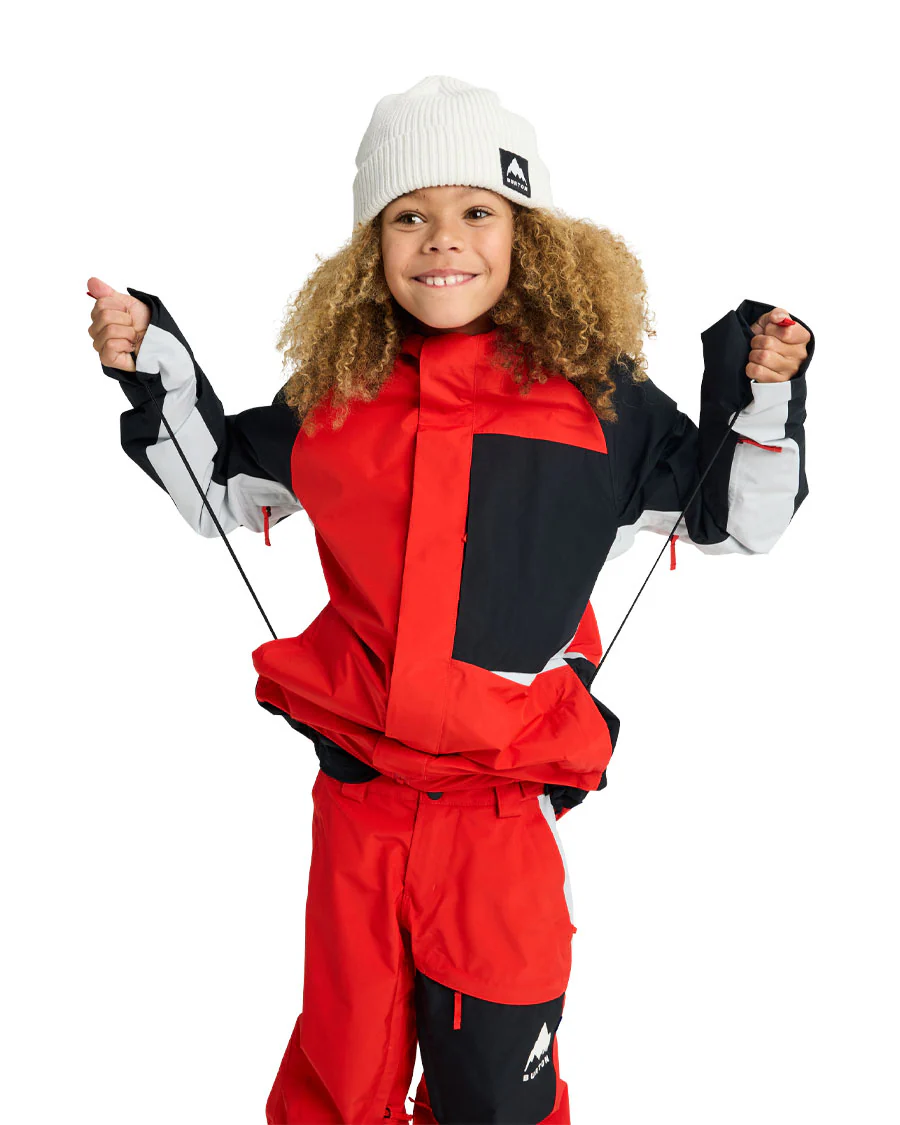 Burton Kids' Powline GORE-TEX 2L Jacket Flame Scarlet / True Black 2026 - Image 2