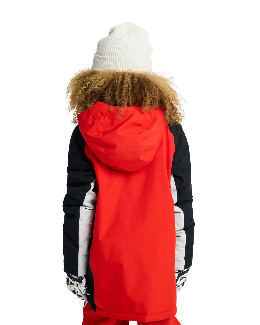 Burton Kids' Powline GORE-TEX 2L Jacket Flame Scarlet / True Black 2026 - Image 3