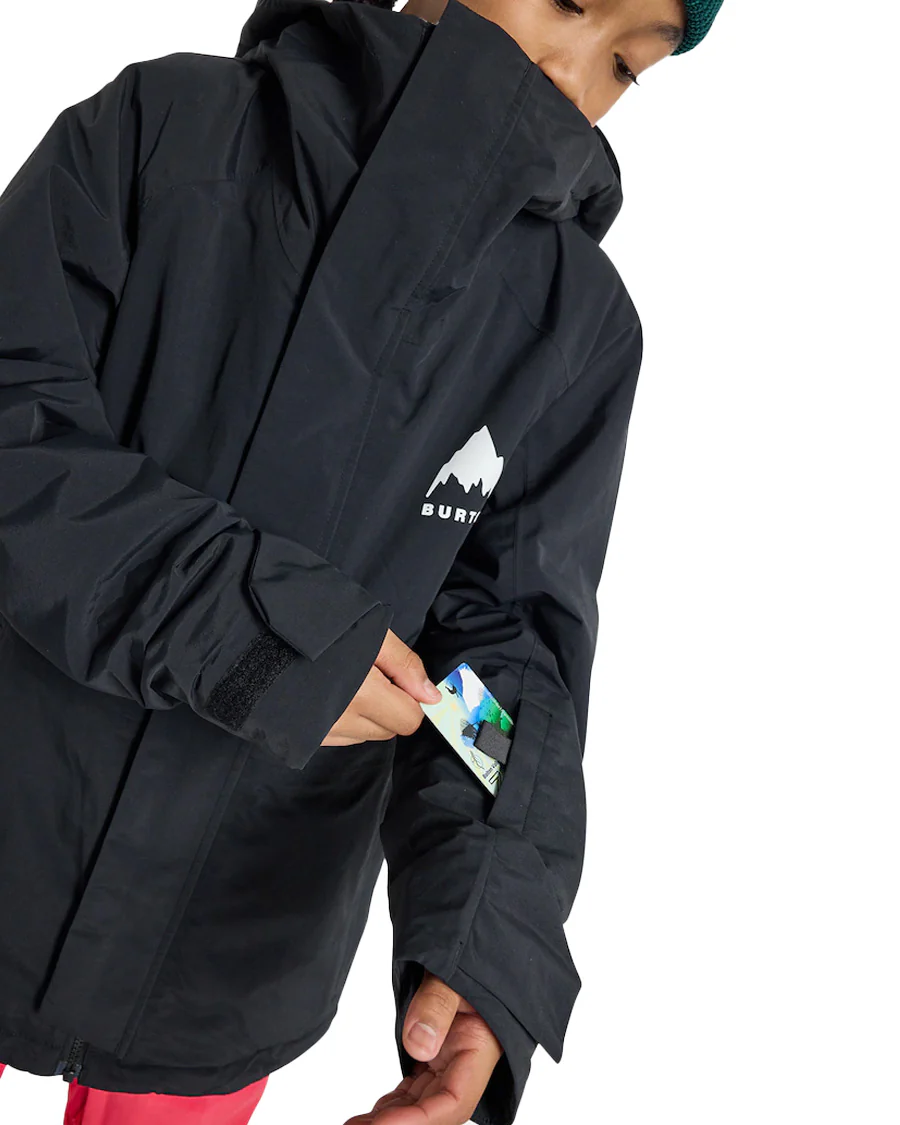 Burton Kids' Skimmer 2L Jacket True Black 2026 - Image 4