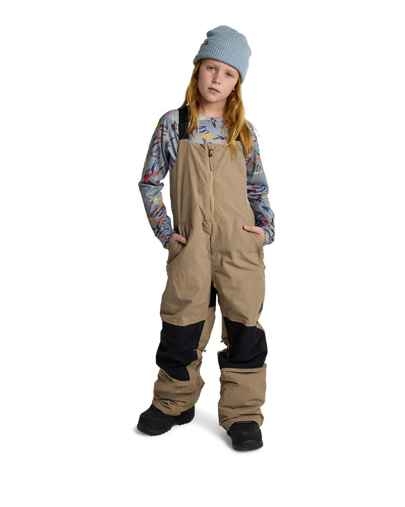 Burton Kids' Skylar 2L Bib Pants Summit Taupe 2026 - Image 2