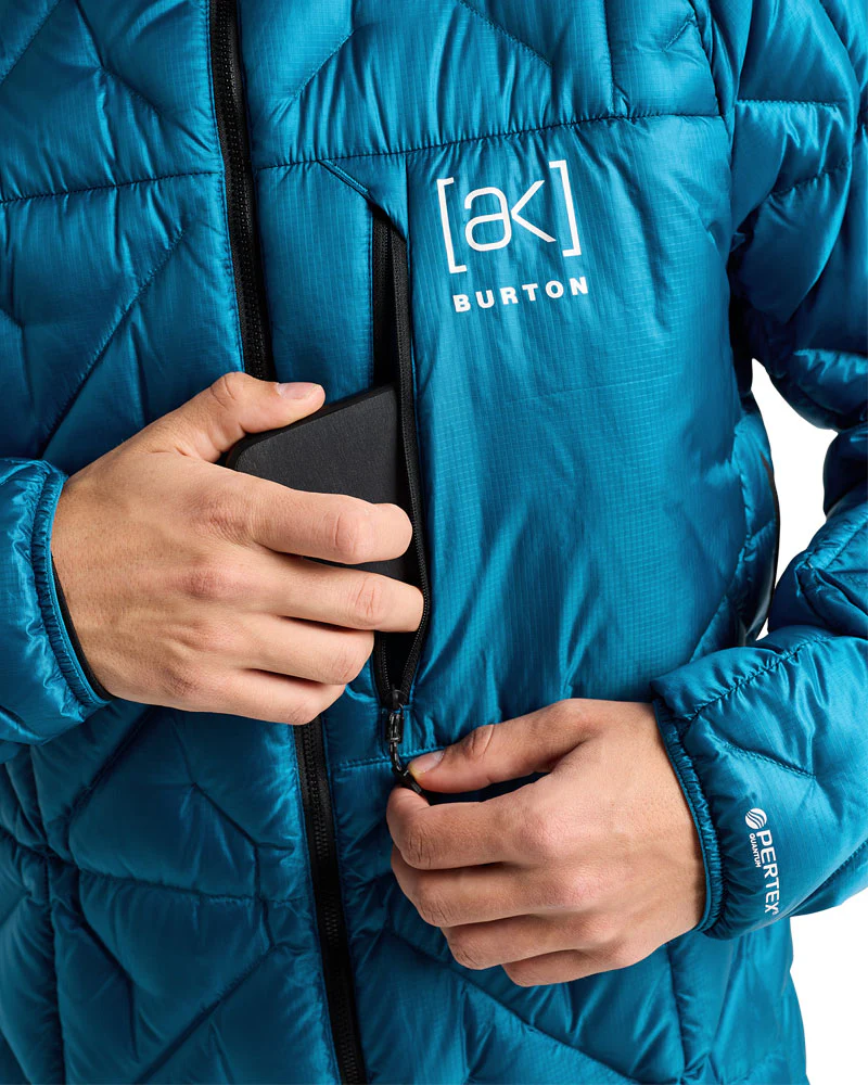Burton Men's [ak] Baker Down Jacket Blue Teal 2026 - Image 4