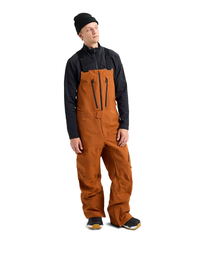 Burton Men's [ak] Cyclic Gore-Tex 2L Bib Pant Pant Chestnut Brown 2026 - Image 3
