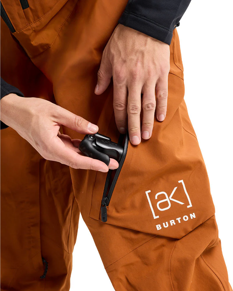 Burton Men's [ak] Cyclic Gore-Tex 2L Bib Pant Pant Chestnut Brown 2026 - Image 7