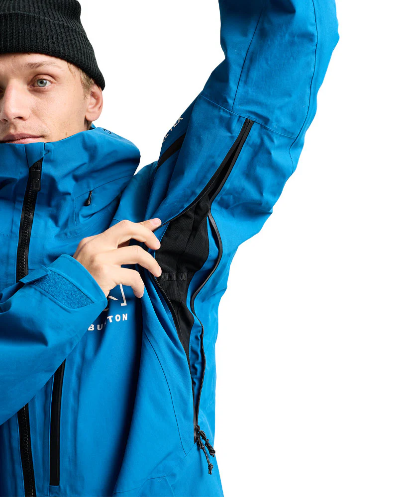 Burton Men's [ak] Cyclic Gore-Tex 2L Jacket Blue Teal 2026 - Image 6
