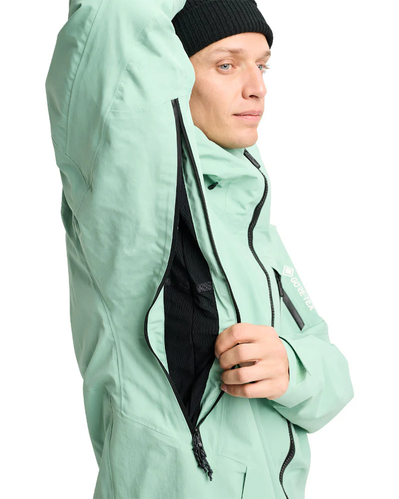 Burton Men's [ak] Cyclic Gore-Tex 2L Jacket Soft Sage 2026 - Image 8