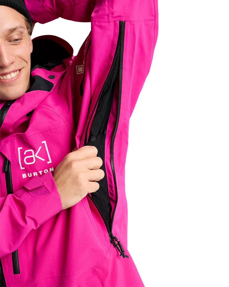 Burton Men's [ak] Cyclic Gore-Tex 2L Jacket Very Berry 2026 - Image 6