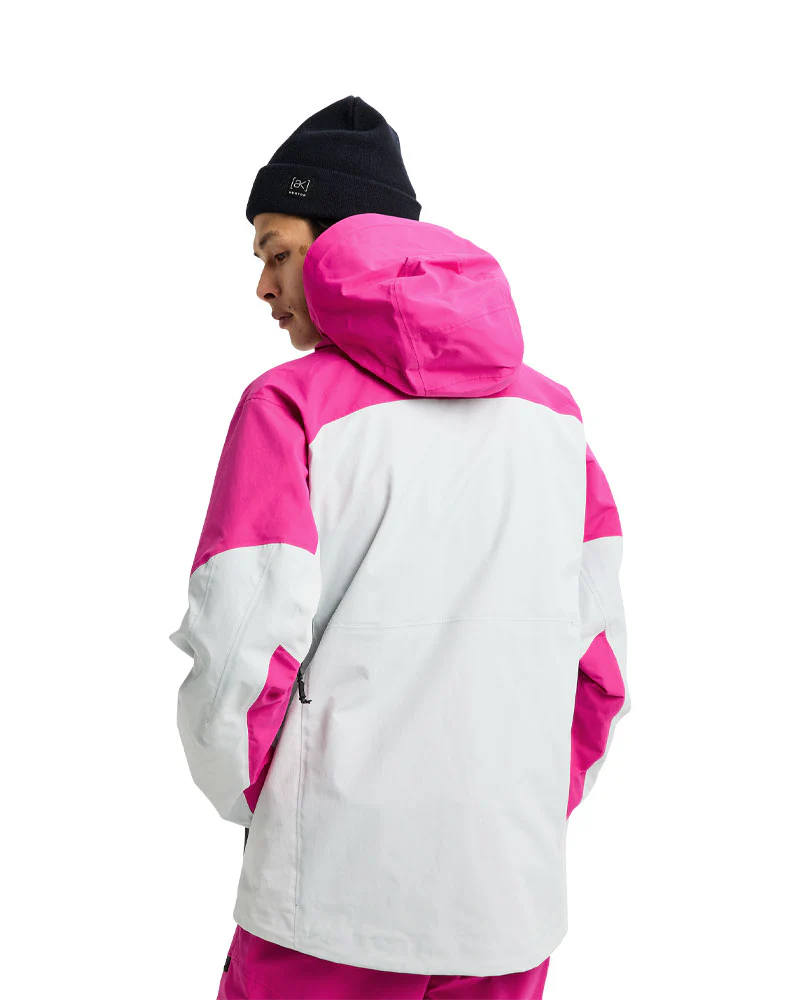 Burton Men's [ak] Cyclic Gore-Tex 2L Jacket Very Berry/Gray Cloud 2026 - Image 4