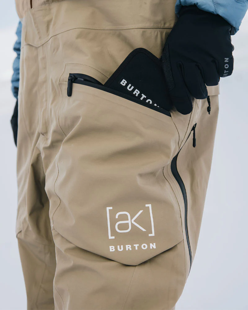 Burton Men's [ak] Freebird Gore‑Tex 3L Stretch Bib Pant Summit Taupe 2026 - Image 7