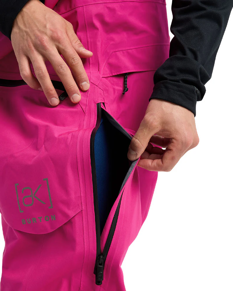 Burton Men's [ak] Freebird Gore‑Tex 3L Stretch Bib Pant Pant Very Berry 2026 - Image 6