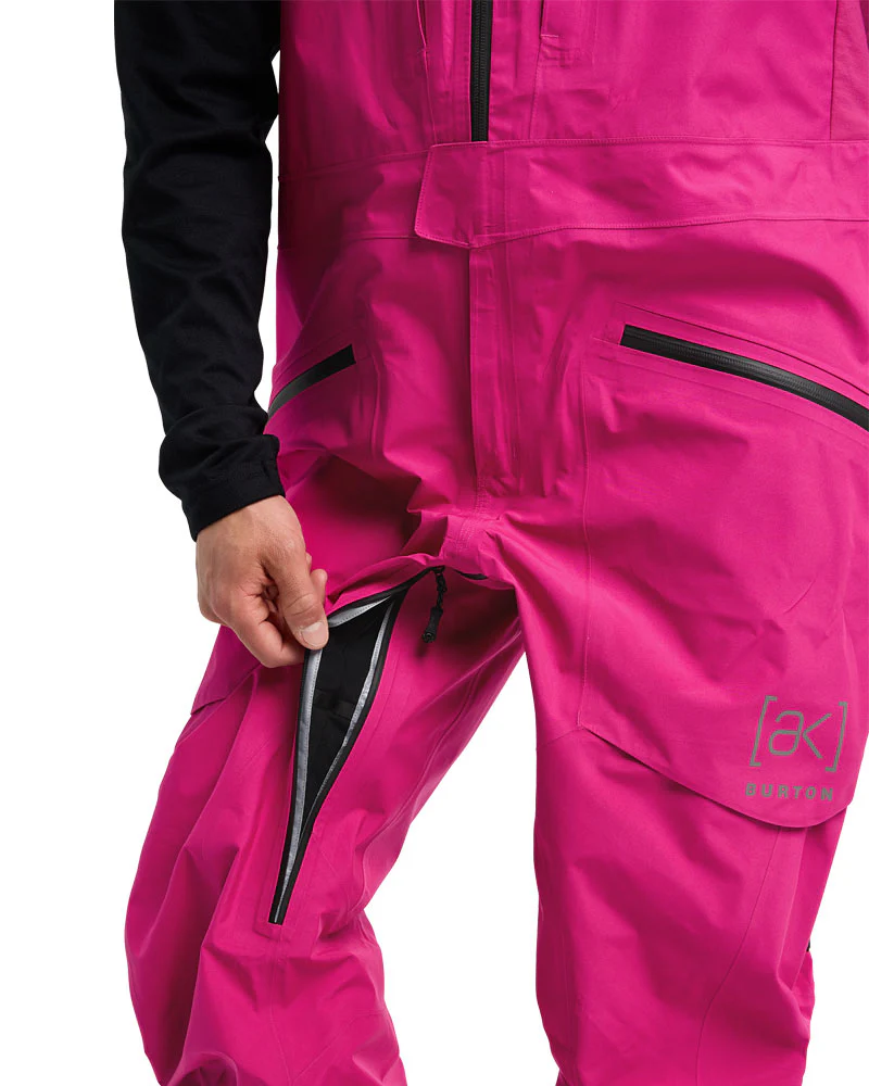 Burton Men's [ak] Freebird Gore‑Tex 3L Stretch Bib Pant Pant Very Berry 2026 - Image 7