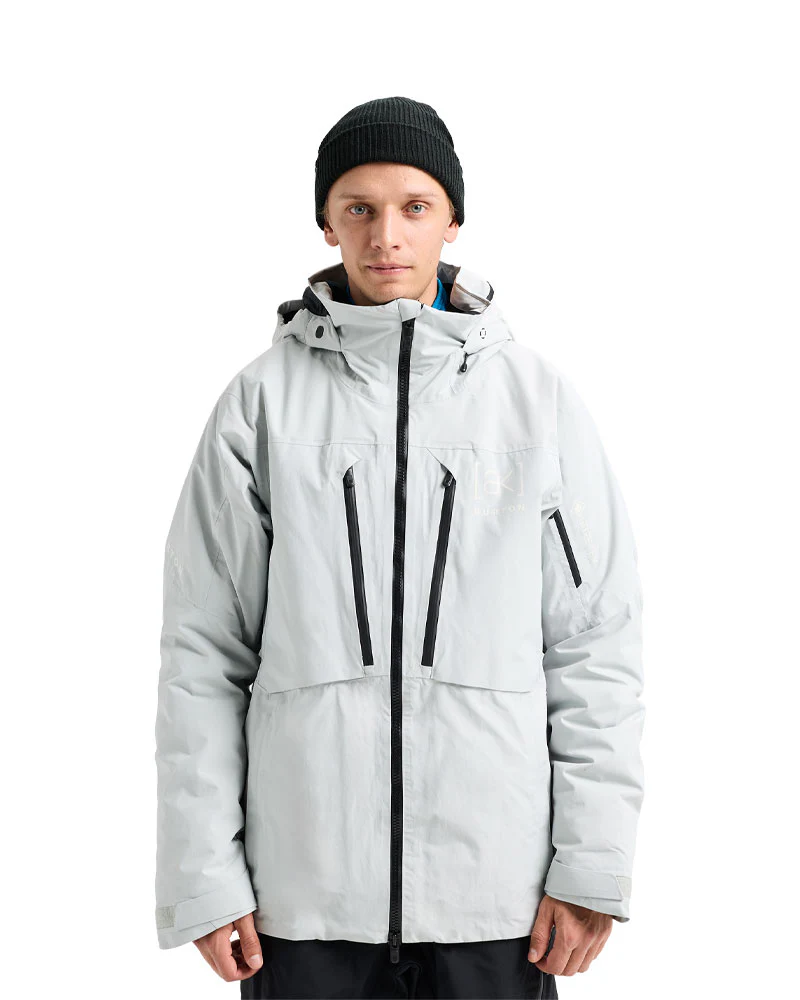 Burton Men's [ak] LZ Gore-Tex Down Jacket Gray Cloud 2026 - Image 3