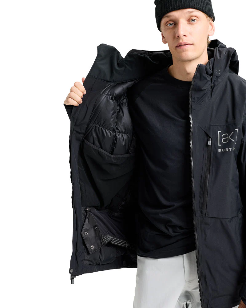 Burton Men's [ak] LZ Gore-Tex Down Jacket True Black 2026 - Image 7