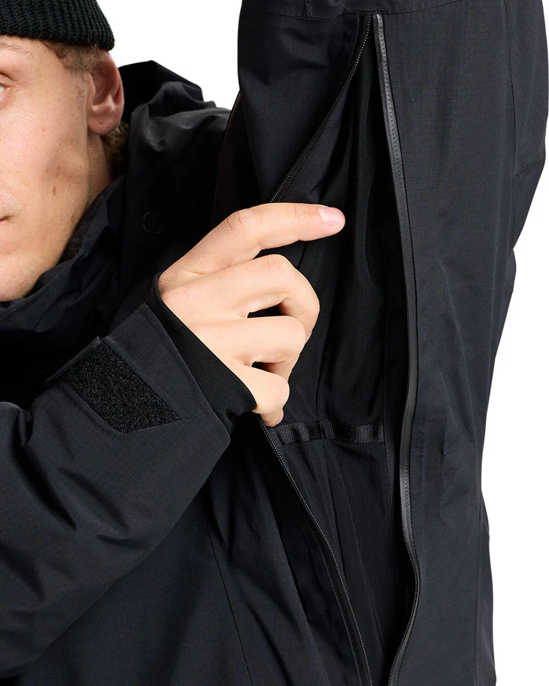 Burton Men's [ak] LZ Gore-Tex Down Jacket True Black 2026 - Image 9
