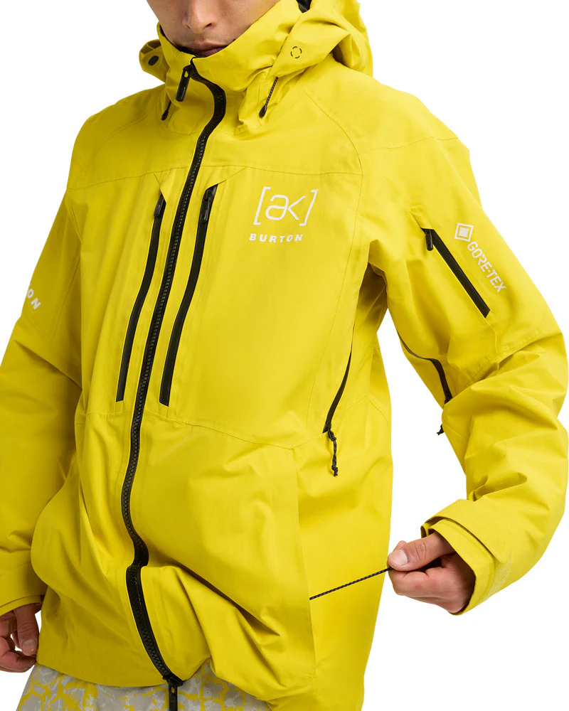 Burton Men's [ak] Swash Gore‑Tex 2L Jacket Atomic Yellow 2026 - Image 8