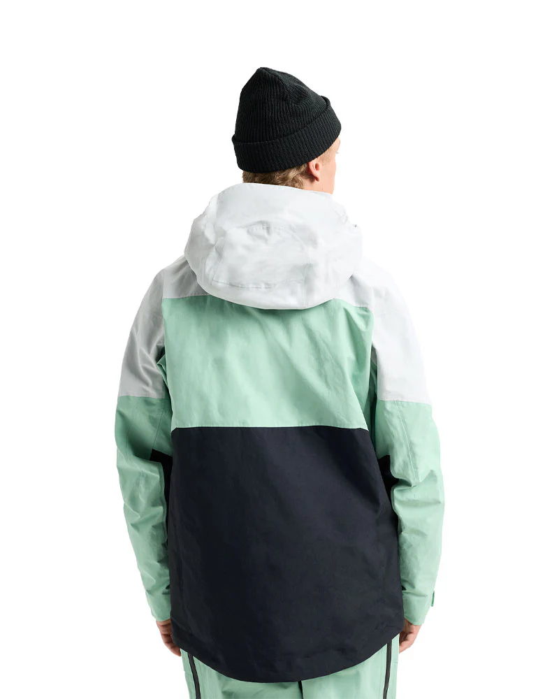 Burton Men's [ak] Swash Gore‑Tex 2L Jacket Gray Cloud/Soft Sage/True Black 2026 - Image 3
