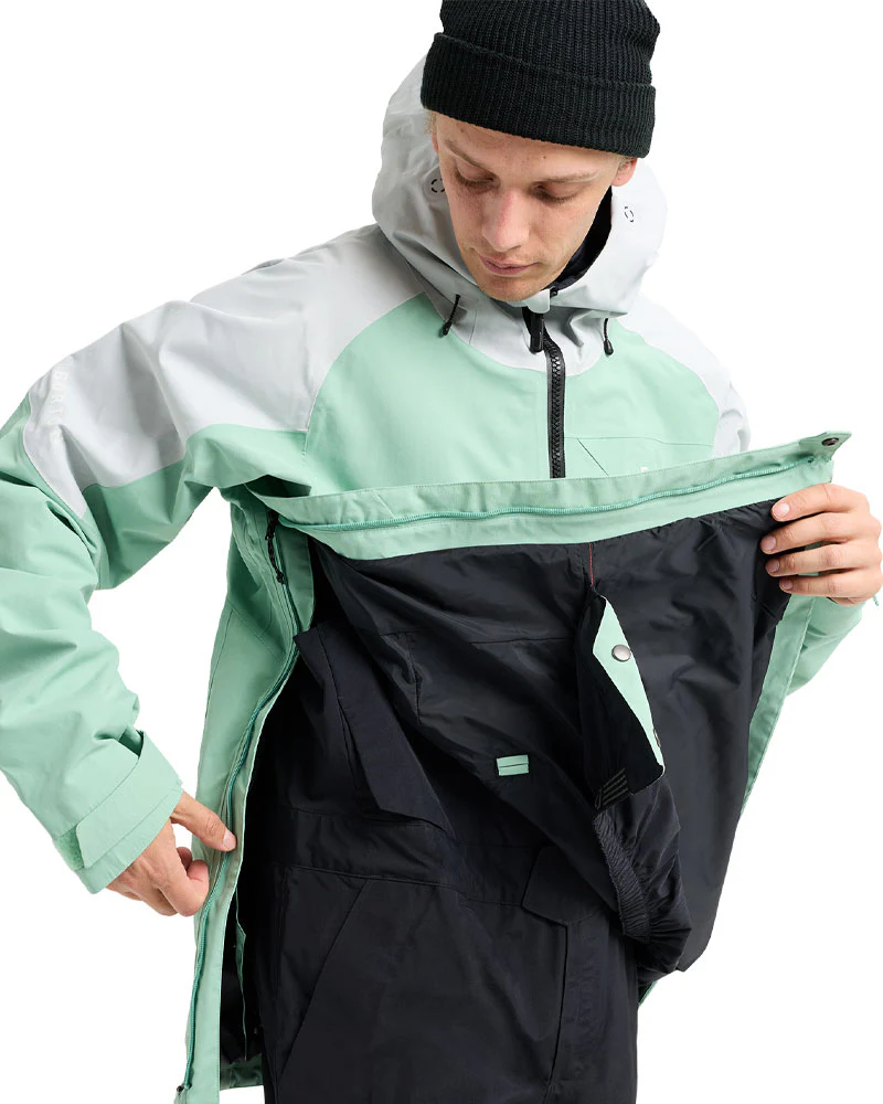 Burton Men's [ak] Velocity Gore-Tex Anorak Jacket Soft Sage/Gray Cloud 2026 - Image 4