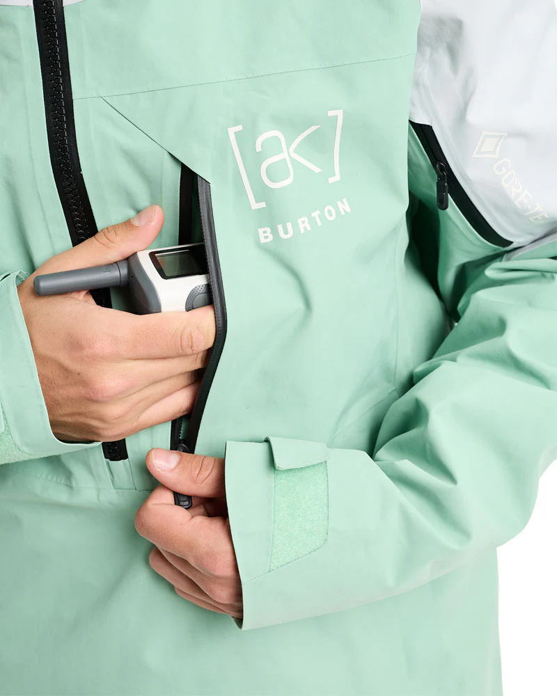 Burton Men's [ak] Velocity Gore-Tex Anorak Jacket Soft Sage/Gray Cloud 2026 - Image 8