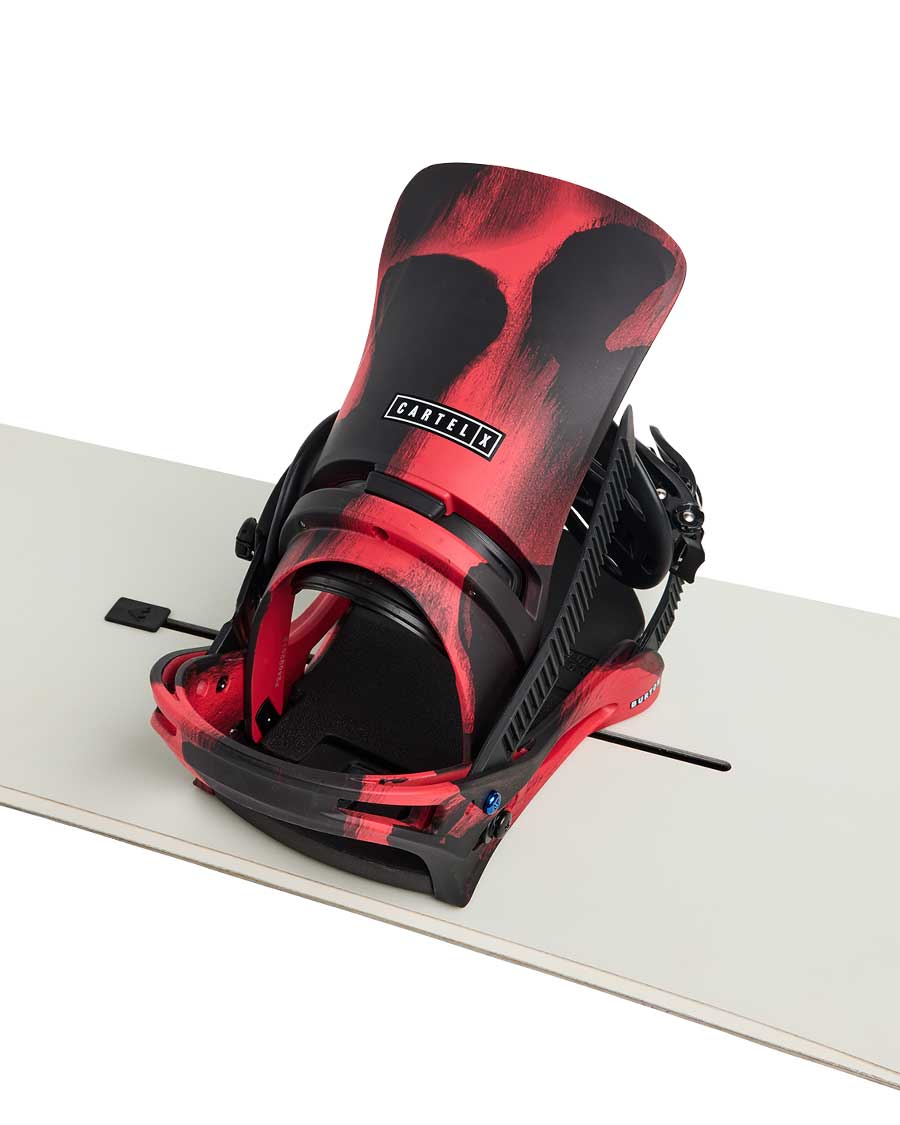 Burton Men's Cartel X Re:Flex Binding Black / Red 2026 - Image 6