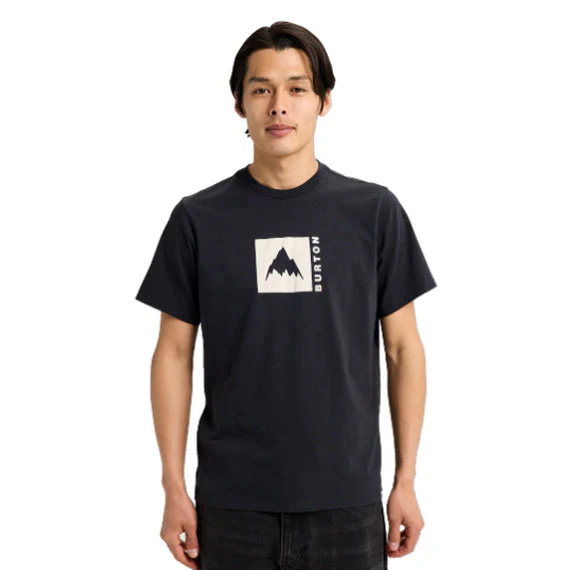 Burton Men's Classic Mountain High Short Sleeve T-Shirt True Black 2027 - Image 2