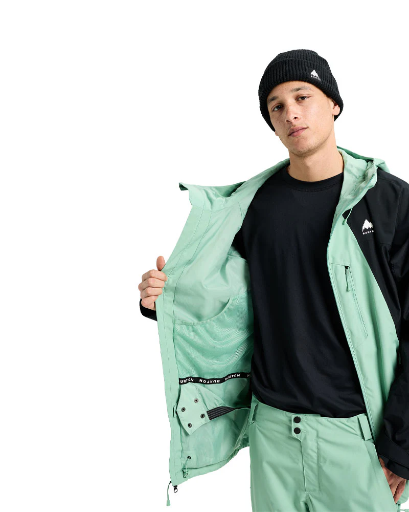 Burton Men's Reserve 2L Jacket Soft Sage / True Black 2026 - Image 5