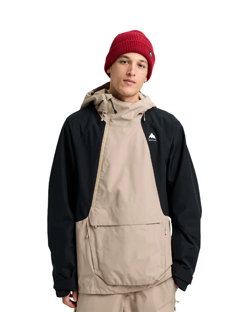 Burton Men's Reserve 2L Relaxed Anorak Jacket Summit Taupe/True Black 2026 - Image 2