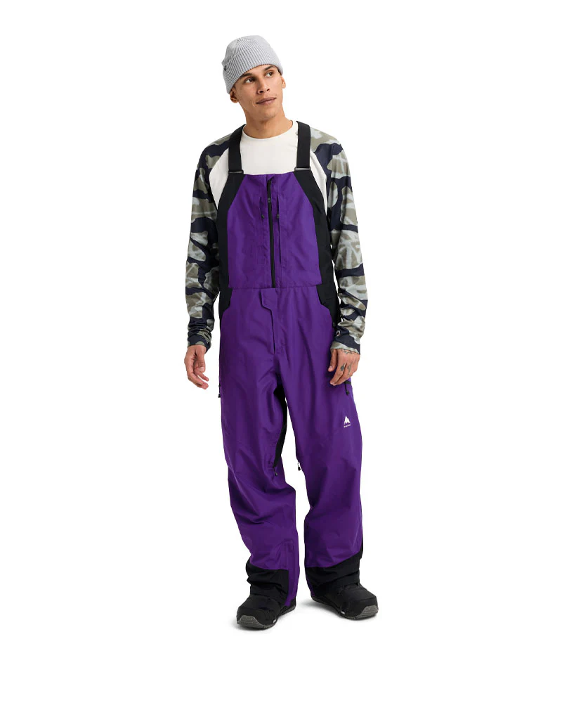 Burton Men's Reserve Gore-Tex 2L Bib Pant Prism Violet/True Black 2026 - Image 2