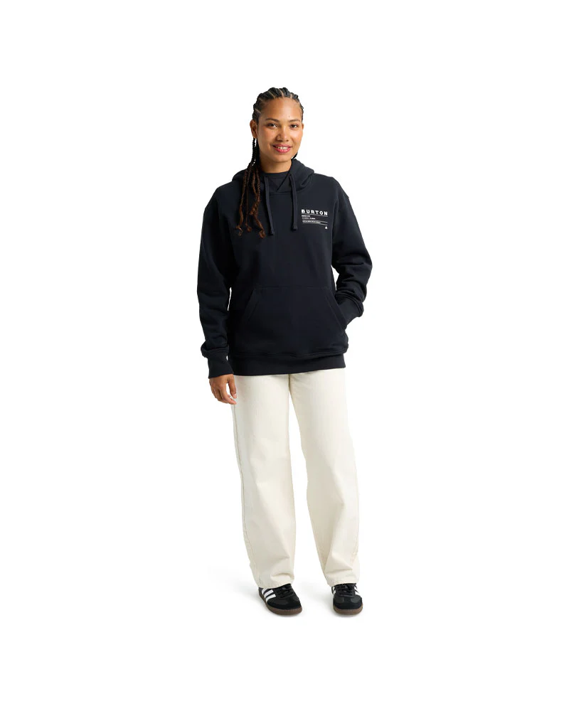 Burton Moretown Pullover Hoodie True Black 2026 - Image 2