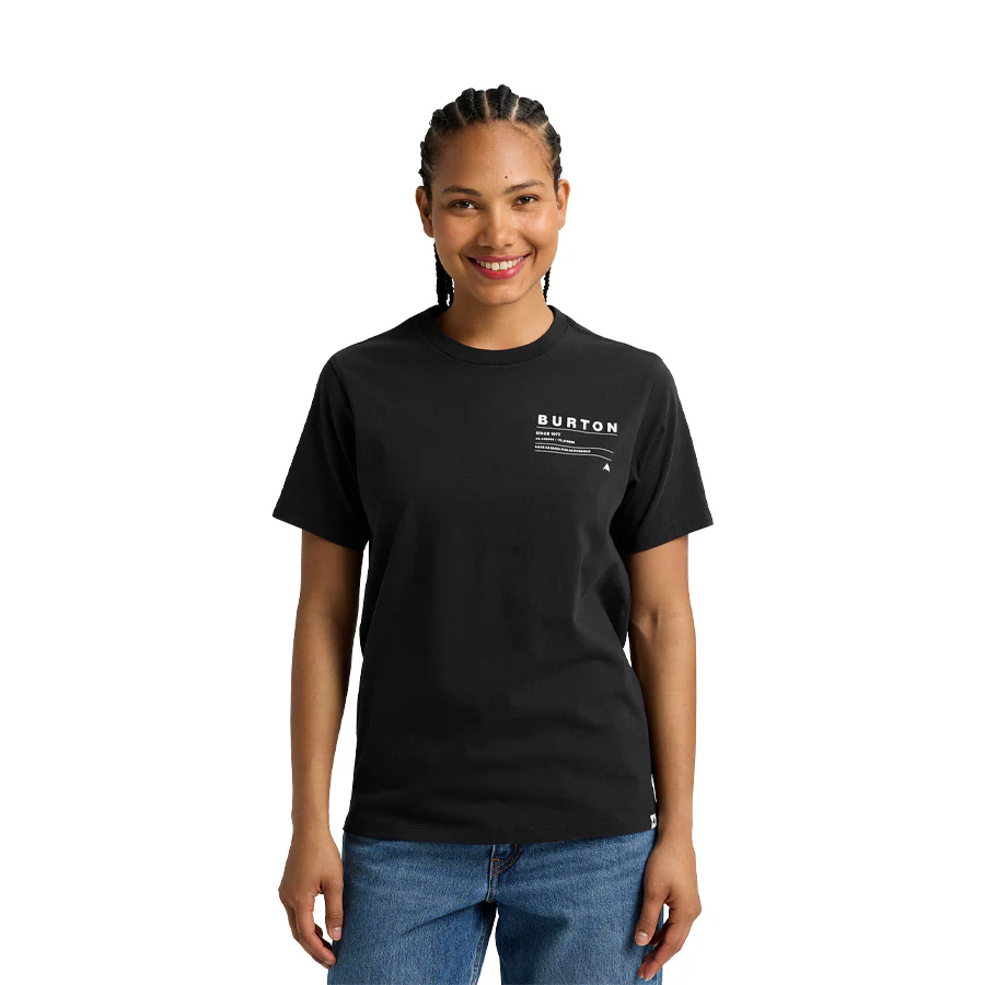 Burton Moretown Short Sleeve T-Shirt True Black 2026 - Image 2