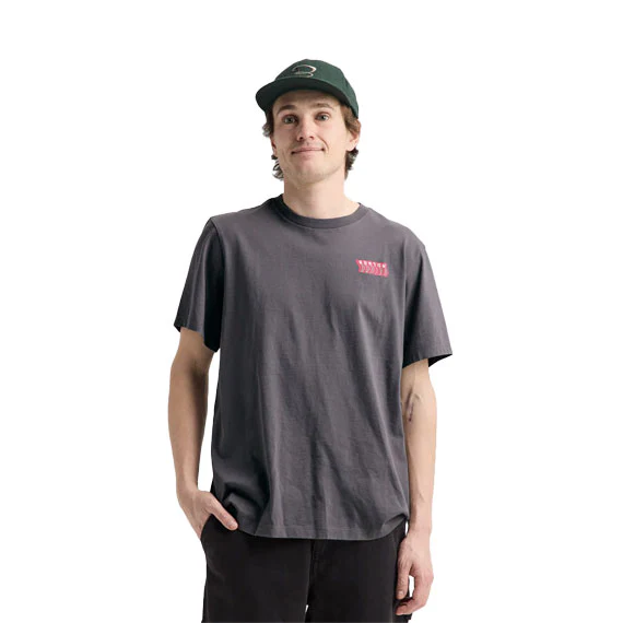 Burton Throwback 1992 Short Sleeve T-Shirt Gotham Gray 2027 - Image 3