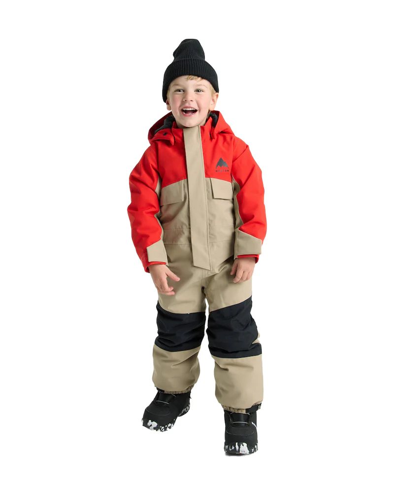 Burton Toddlers' 2L One Piece Flame Scarlet/Summit Taupe 2026 - Image 2