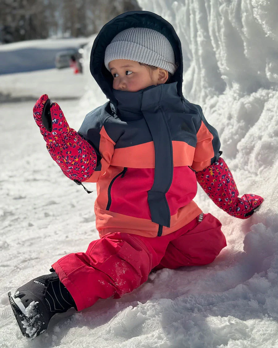 Burton Toddlers' Ascutney 2L Jkt Deep Emerald/Peach/Azalea Pink 2026 - Image 2