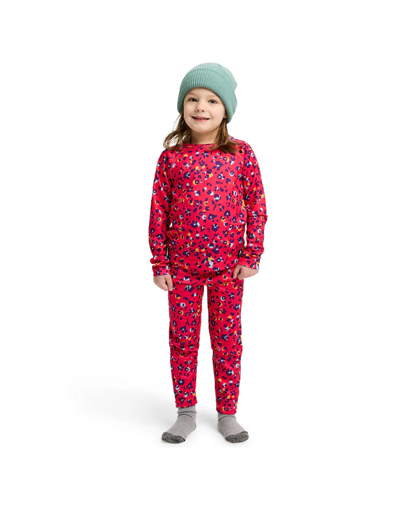 Burton Kids Toddlers' Lightweight Base Layer Set Wildcat Floral 2026 - Image 2