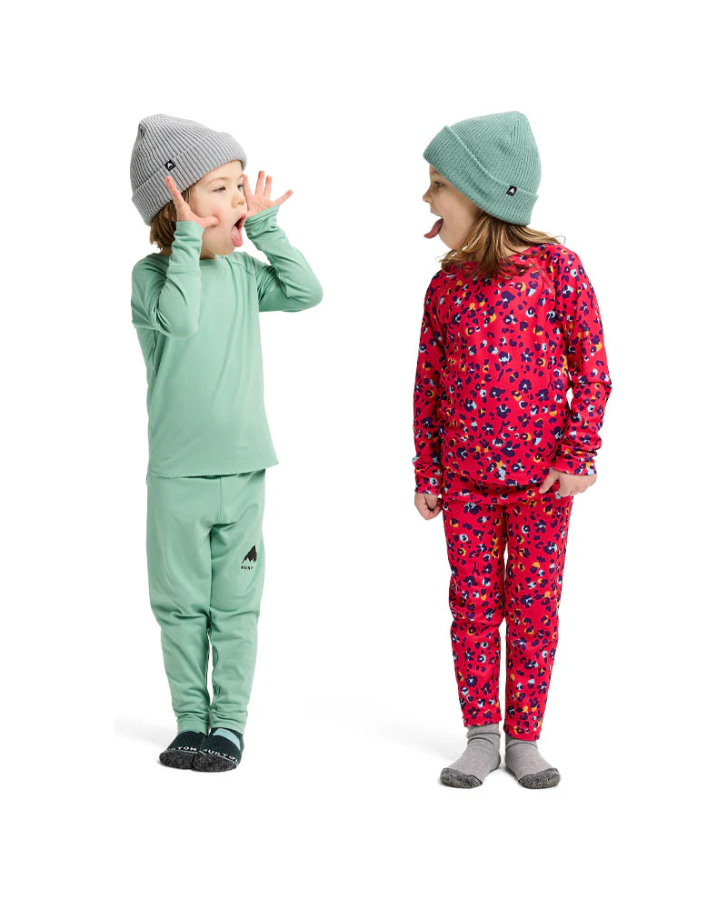 Burton Kids Toddlers' Lightweight Base Layer Set Wildcat Floral 2026 - Image 4