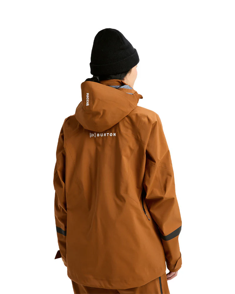 Burton Women's [ak] Acamar Gore Pro 3L Jkt Chestnut Brown 2026 - Image 4