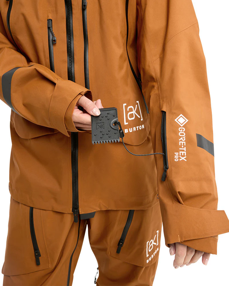 Burton Women's [ak] Acamar Gore Pro 3L Jkt Chestnut Brown 2026 - Image 8