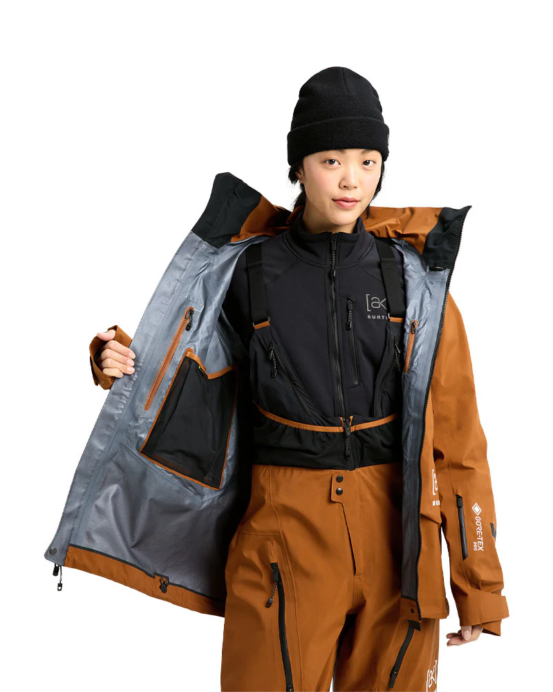 Burton Women's [ak] Acamar Gore Pro 3L Jkt Chestnut Brown 2026 - Image 9