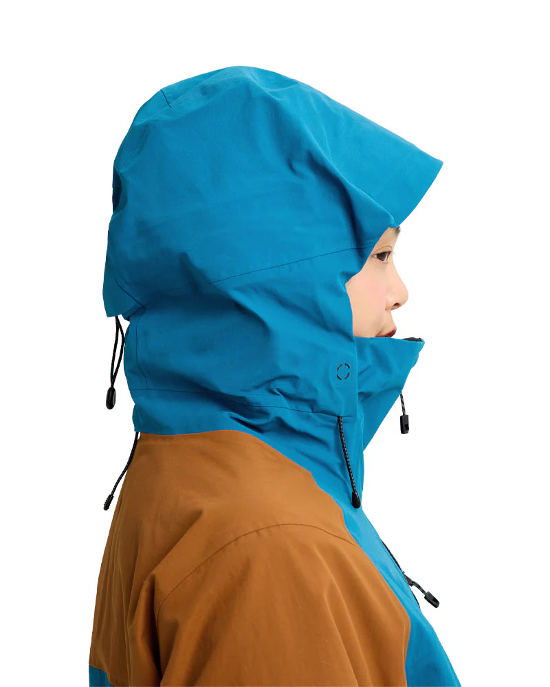 Burton Women's [ak] Embark Gore 2L Jkt Blue Teal/Chestnut Brown 2026 - Image 4