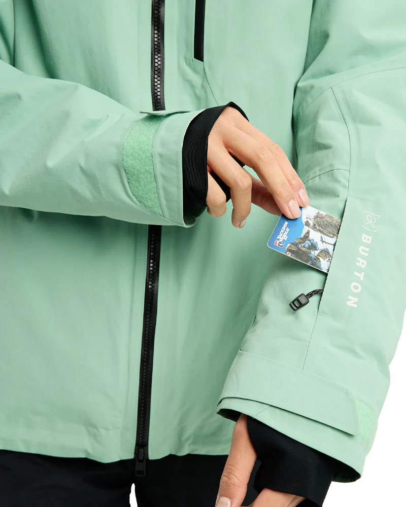 Burton Women's [ak] Embark Gore-Tex 2L Jacket Soft Sage 2026 - Image 6