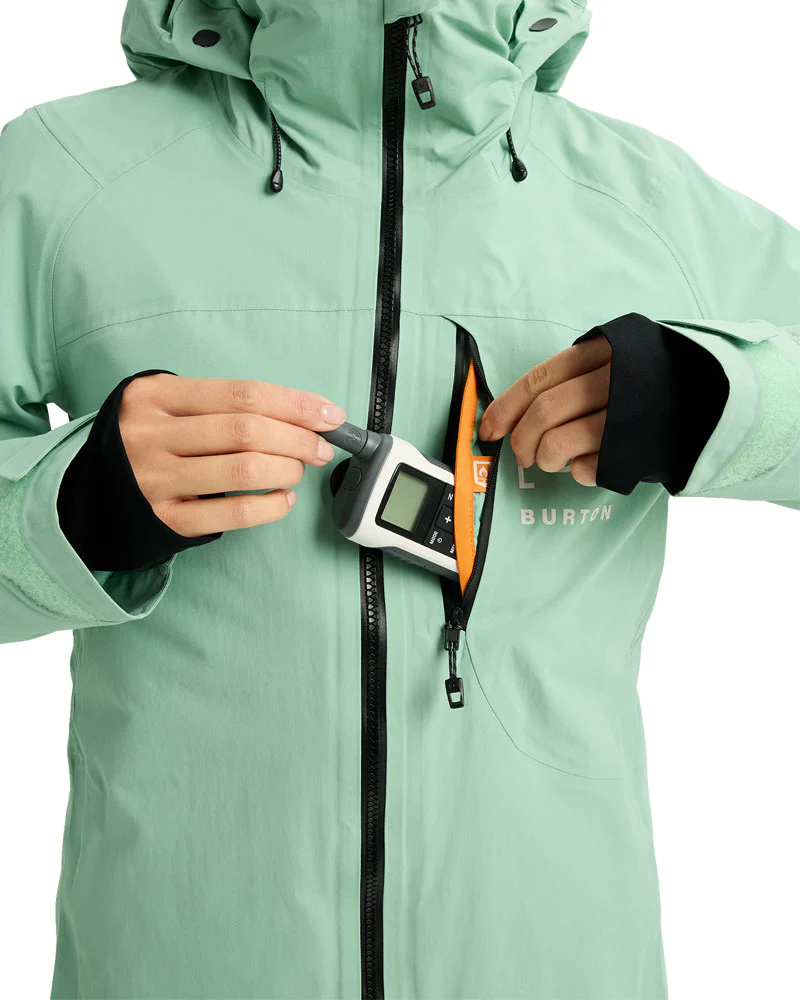 Burton Women's [ak] Embark Gore-Tex 2L Jacket Soft Sage 2026 - Image 8