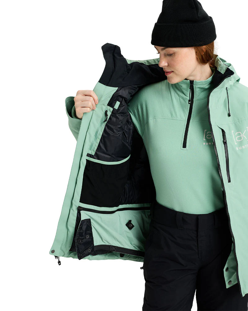 Burton Women's [ak] Flare 2L Down Gore-Tex Down Jacket Soft Sage 2026 - Image 10